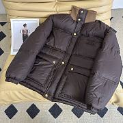 Fortok Celine Triomphe Soft Down Jacket Brown - 1