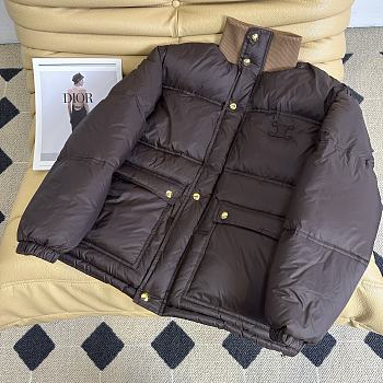 Fortok Celine Triomphe Soft Down Jacket Brown