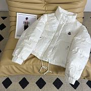 Fortok Moncler Selle 2-in-1 Short Down Jacket White - 1