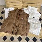 Fortok Moncler Selle 2-in-1 Short Down Jacket White - 2