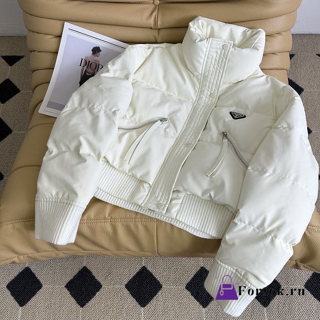 Fortok Prada white puffer jacket  - 1