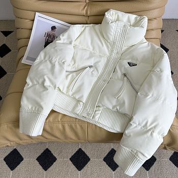 Fortok Prada white puffer jacket 