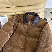 Fortok Miu Miu Corduroy Down Jacket Brown - 5