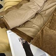 Fortok Miu Miu Corduroy Down Jacket Brown - 3