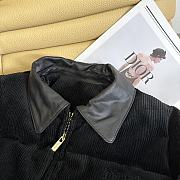 Fortok Miu Miu Corduroy Down Jacket Black - 4