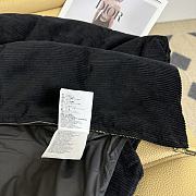 Fortok Miu Miu Corduroy Down Jacket Black - 2