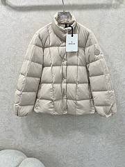 Fortok Moncler Cochevigne Square-Quilted Short Down Jacket White - 1