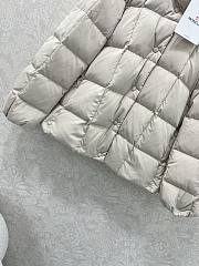 Fortok Moncler Cochevigne Square-Quilted Short Down Jacket White - 4