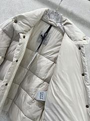 Fortok Moncler Cochevigne Square-Quilted Short Down Jacket White - 3