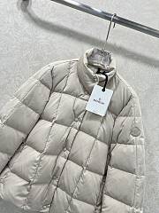 Fortok Moncler Cochevigne Square-Quilted Short Down Jacket White - 2