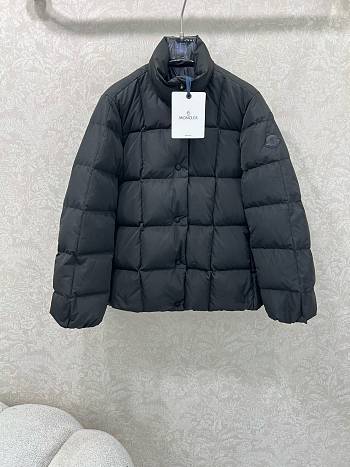 Fortok Moncler Cochevigne Square-Quilted Short Down Jacket Black