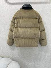 Fortok Miu Miu corduroy puffer jacket Brown  - 6