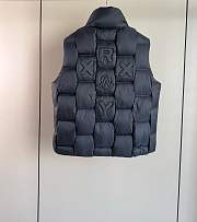 Fortok Moncler x Christopher Raxxy quilted shell gilet Black  - 2
