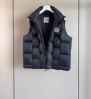 Fortok Moncler x Christopher Raxxy quilted shell gilet Black  - 4