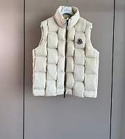Fortok Moncler x Christopher Raxxy quilted shell gilet White - 1