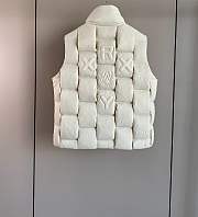 Fortok Moncler x Christopher Raxxy quilted shell gilet White - 5