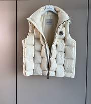 Fortok Moncler x Christopher Raxxy quilted shell gilet White - 4