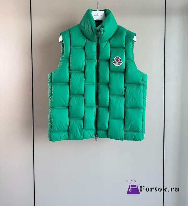 Fortok Moncler x Christopher Raxxy quilted shell gilet Green - 1