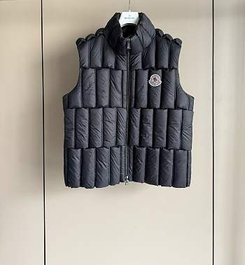 Fortok Moncler down vest 25SS Black