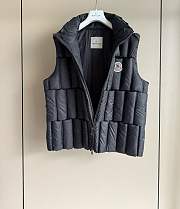 Fortok Moncler down vest 25SS Black - 4