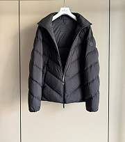 Fortok Moncler Grignan Diagonal-Quilted Short Down Jacket Black - 5