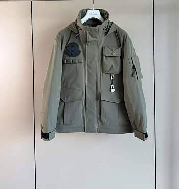 Fortok Moncler Maple Short Down Jacket Green