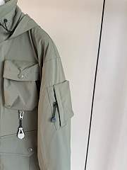 Fortok Moncler Maple Short Down Jacket Green - 5
