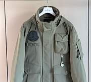 Fortok Moncler Maple Short Down Jacket Green - 4