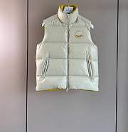 Fortok Moncler Lipsi down gilet in white - 1
