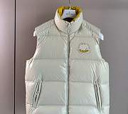 Fortok Moncler Lipsi down gilet in white - 3