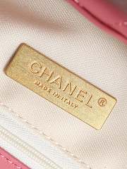 Fortok Chanel 19 Pink in Small 26×16×9cm - 2
