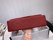 Fortok Chanel Flap Bag Caviar Red 25cm - 4