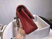 Fortok Chanel Flap Bag Caviar Red 25cm - 2