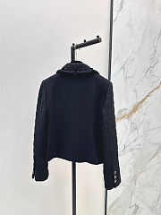Fortok Chanel Fall/Winter 25SS Tweed Jacket Black - 4