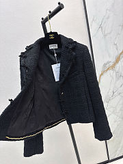 Fortok Chanel Fall/Winter 25SS Tweed Jacket Black - 5