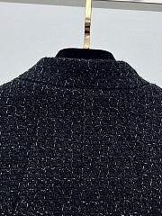 Fortok Chanel Bow Black Tweed Jacket - 2