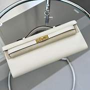 Fortok Hermes Kelly Cut White 31*14*3cm - 1