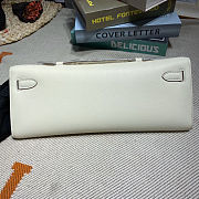 Fortok Hermes Kelly Cut White 31*14*3cm - 5
