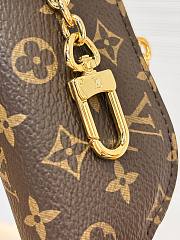 Fortok Louis Vuitton Cosmetic Lipstick Pouch Monogram 11x6x3cm - 5