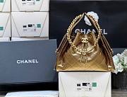 Fortok Chanel 25 Bag Brow Gold 30*26*14cm - 1