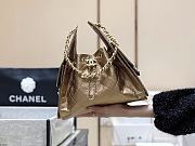 Fortok Chanel 25 Bag Brow Gold 30*26*14cm - 3