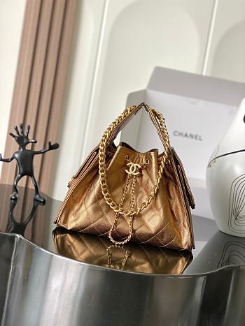 Fortok Chanel 25 Bag Gold 30*26*14cm