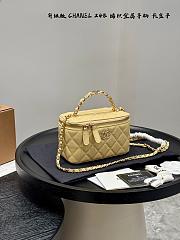 Fortok Chanel Vanity Case in Yellow 18*11cm  - 1