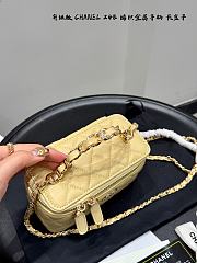 Fortok Chanel Vanity Case in Yellow 18*11cm  - 6