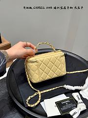 Fortok Chanel Vanity Case in Yellow 18*11cm  - 4