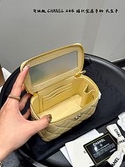 Fortok Chanel Vanity Case in Yellow 18*11cm  - 2