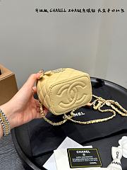 Fortok Chanel 24A Vanity Case Yellow Mini Bag 10*9cm - 6