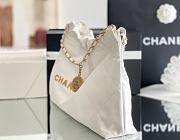 Fortok Chanel 22 bag in white 30 x 45 x 8cm - 6