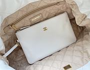 Fortok Chanel 22 bag in white 30 x 45 x 8cm - 5