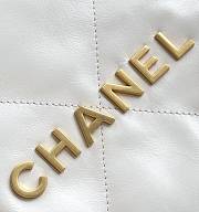 Fortok Chanel 22 bag in white 30 x 45 x 8cm - 2